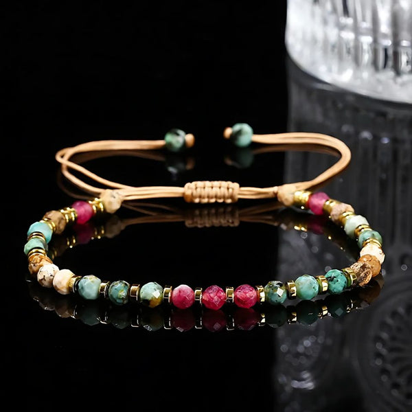 Pulsera Arcoíris Dorado - Elegancia Delicada