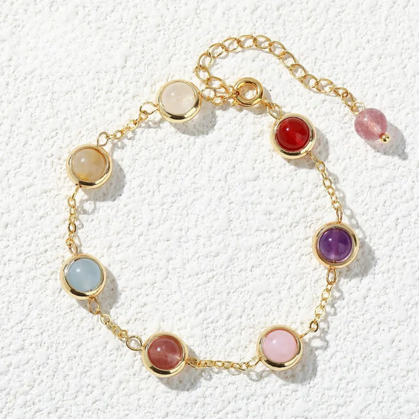 Pulsera Cristales Naturales - Armonía y Equilibrio Total