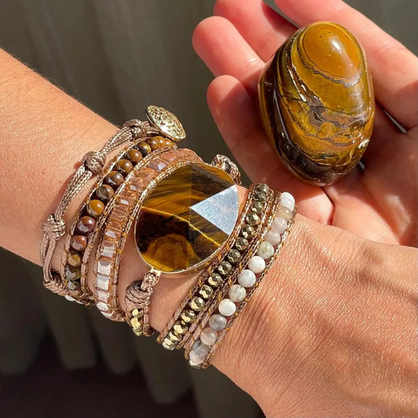 Pulsera Ojo de Tigre Ajustable