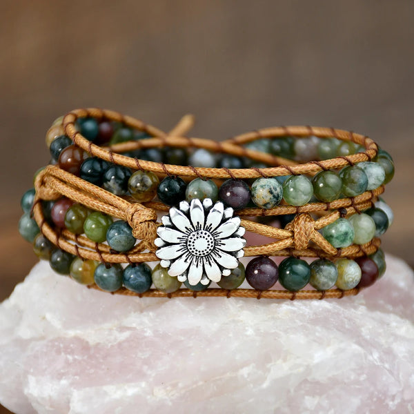 Pulsera Raíces de Mumbai - Ágata India