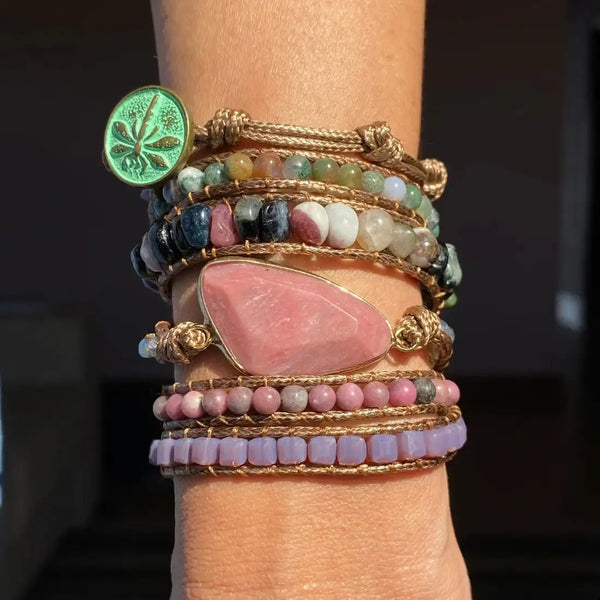 Pulsera Ameri - Rodonita