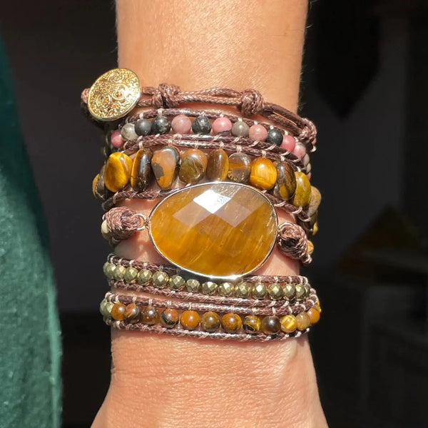 Pulseira Solara - Ojo de Tigre