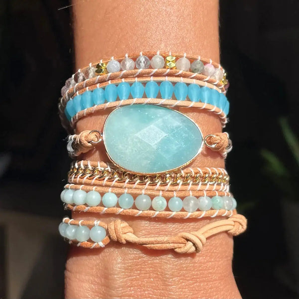 Pulsera Isalys Voz Auténtica - Amazonita