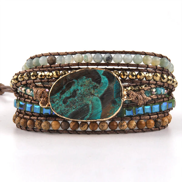 Pulsera Malendra - Malaquita
