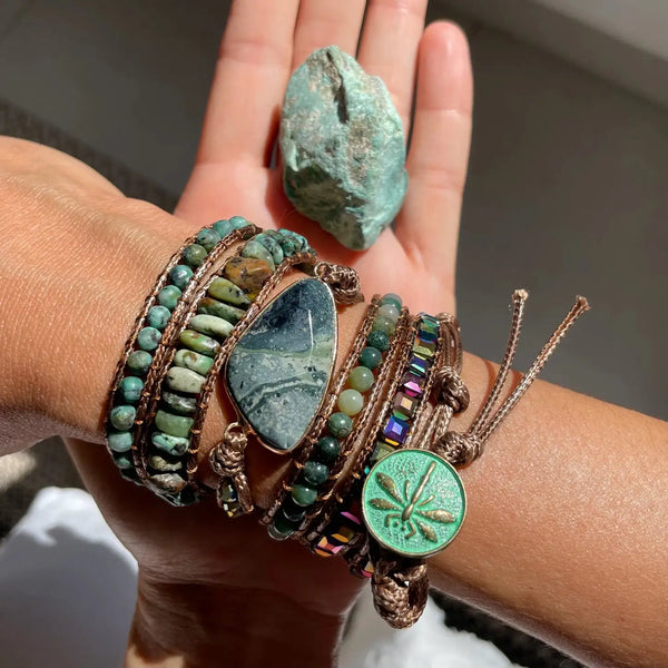 Pulsera Sahara - Turquesa Africana