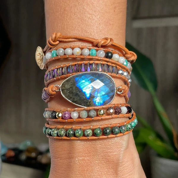 Pulsera Zaleria del Despertar Mágico - Labradorita Transformadora