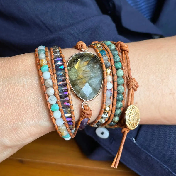 Pulsera Zaleria del Despertar Mágico - Labradorita Transformadora