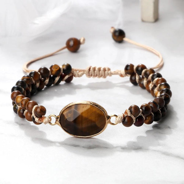 Pulsera Cuentas Ojo de Tigre - Piedra Mistica -  200001034:5740#Style-1;200007763:201336100, 200001034:6145#Style-2;200007763:201336100, 200001034:361180#Style-3;200007763:201336100