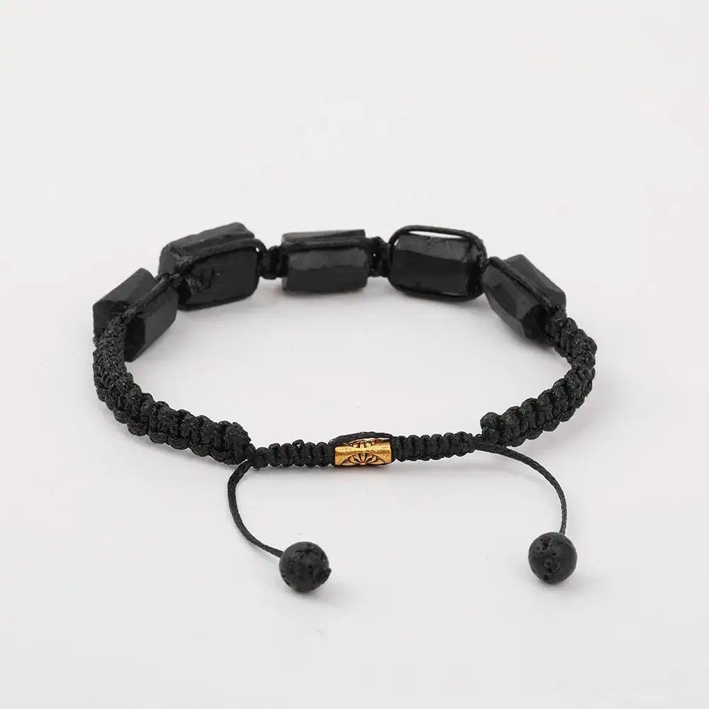 Pulsera Ajustable Turmalina Negra - Piedra Mistica