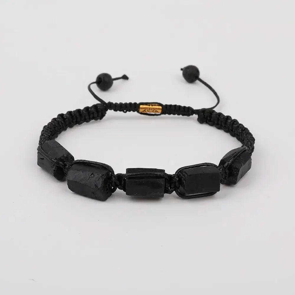 Pulsera Ajustable Turmalina Negra - Piedra Mistica